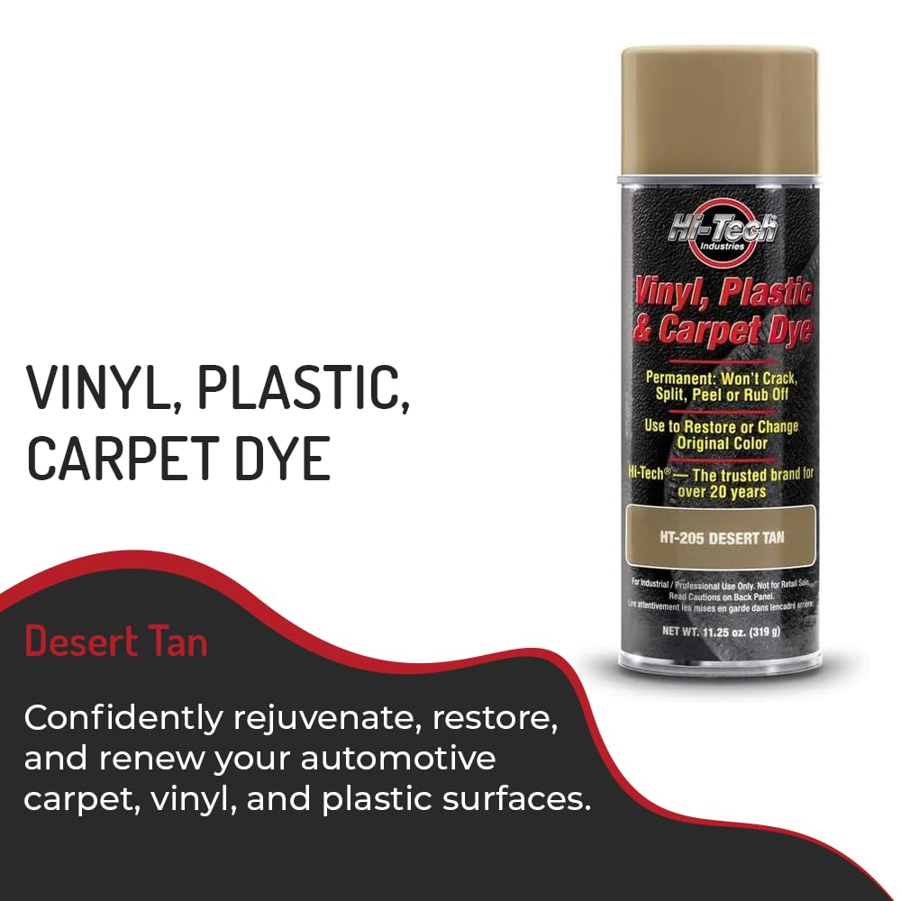 HI-TECH Vinyl, Plastic, and Carpet Dye - Color Restorer for
